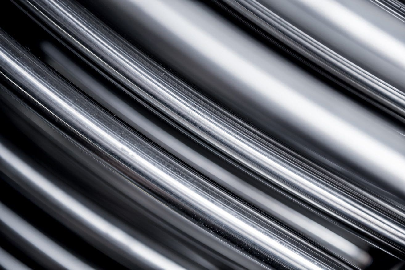 Abstract industrial background of metal pipes