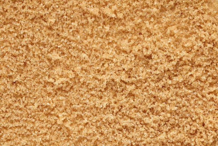 Close up of brown sugar