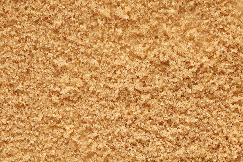 Close up of brown sugar