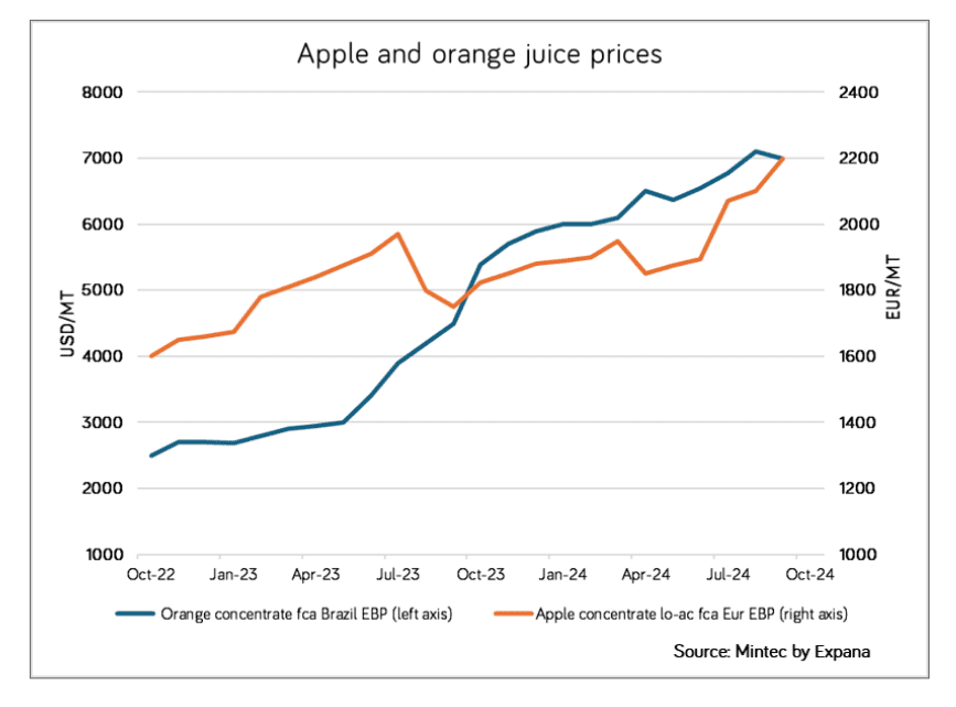 apple and fruit joice